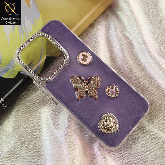 Vivo S50 Cover - Purple - Luxury Rhinestone Phone Case –  Glitter Crystal Embellished Protective Cover