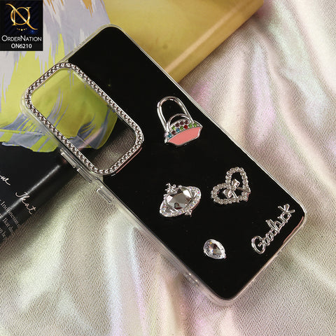 Vivo Y400 Cover - Black - Luxury Rhinestone Phone Case –  Glitter Crystal Embellished Protective Cover