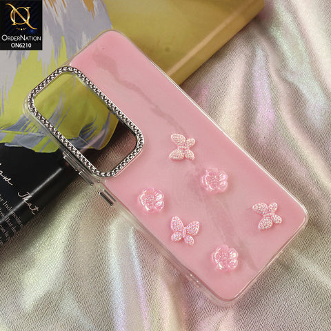 Vivo Y400 4G Cover - Pink - Luxury Rhinestone Phone Case –  Glitter Crystal Embellished Protective Cover