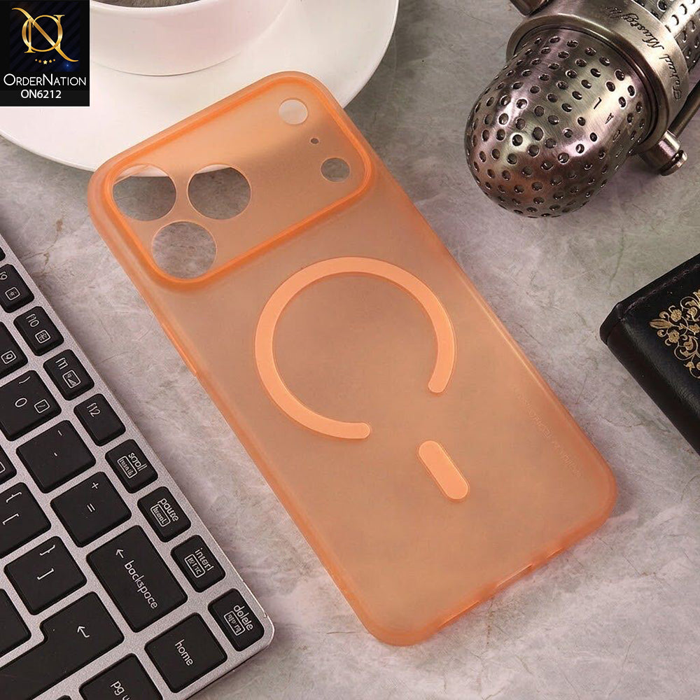 iPhone 17 Pro Max Cover - Orange - Premium Full-Protection Camera Guard Phone Case