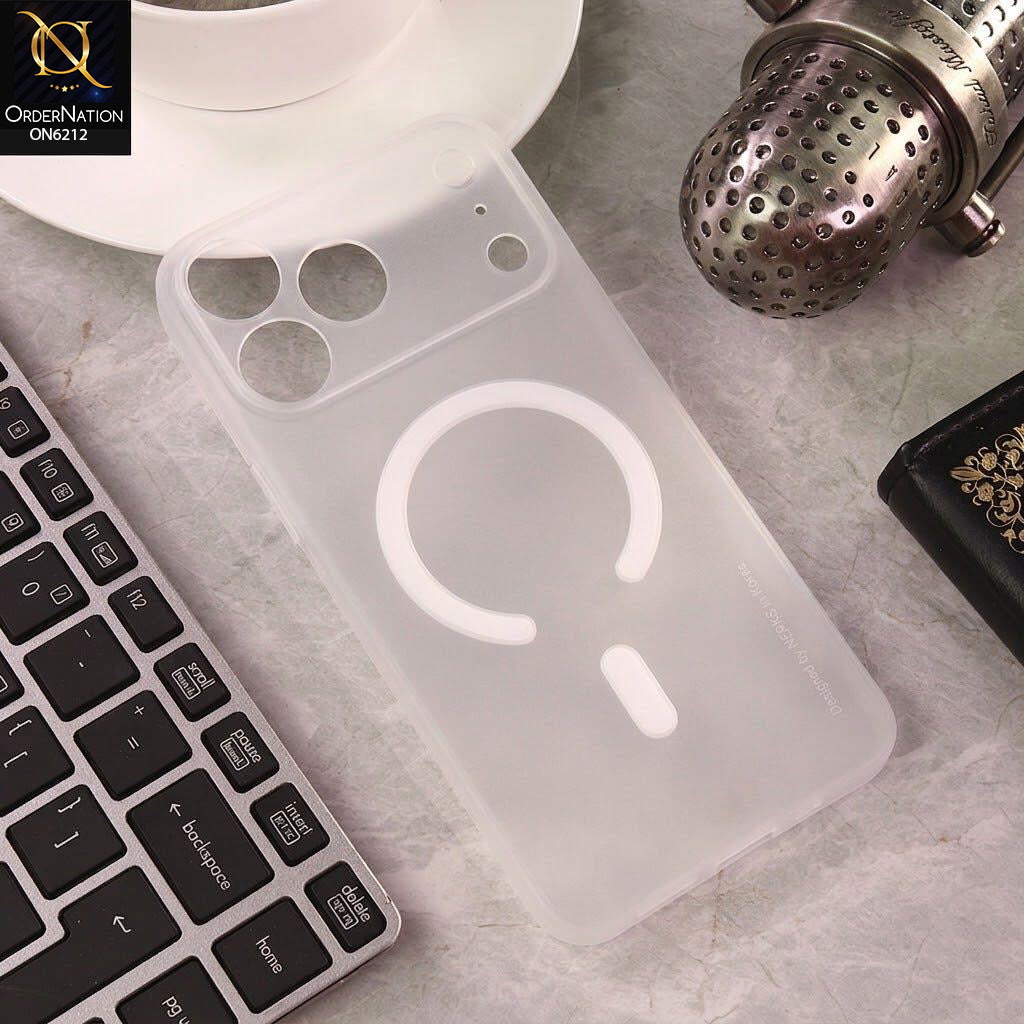 iPhone 17 Pro Max Cover - White - Premium Full-Protection Camera Guard Phone Case