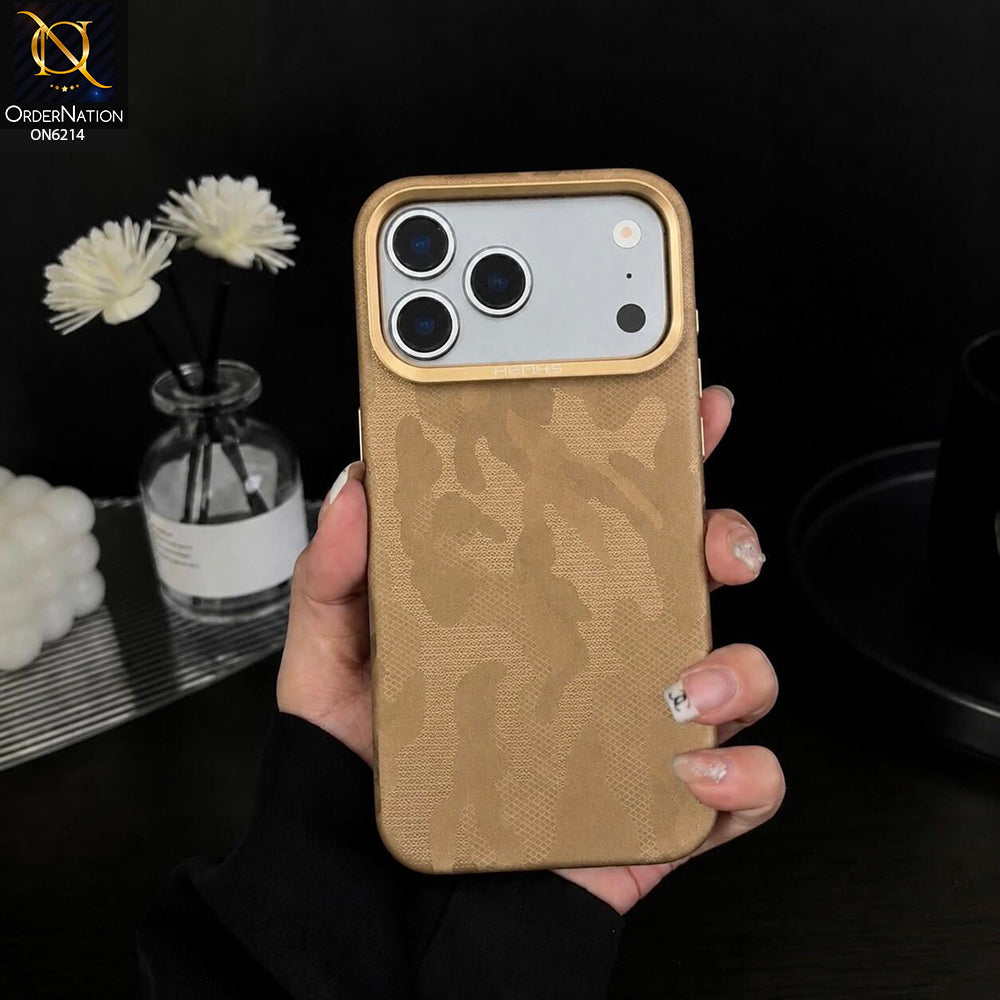 iPhone 17 Pro Max Cover - Dark Golden - Premium Textured Protective Phone Case | Shockproof Slim Cover with Raised Camera Protection & Secure Grip