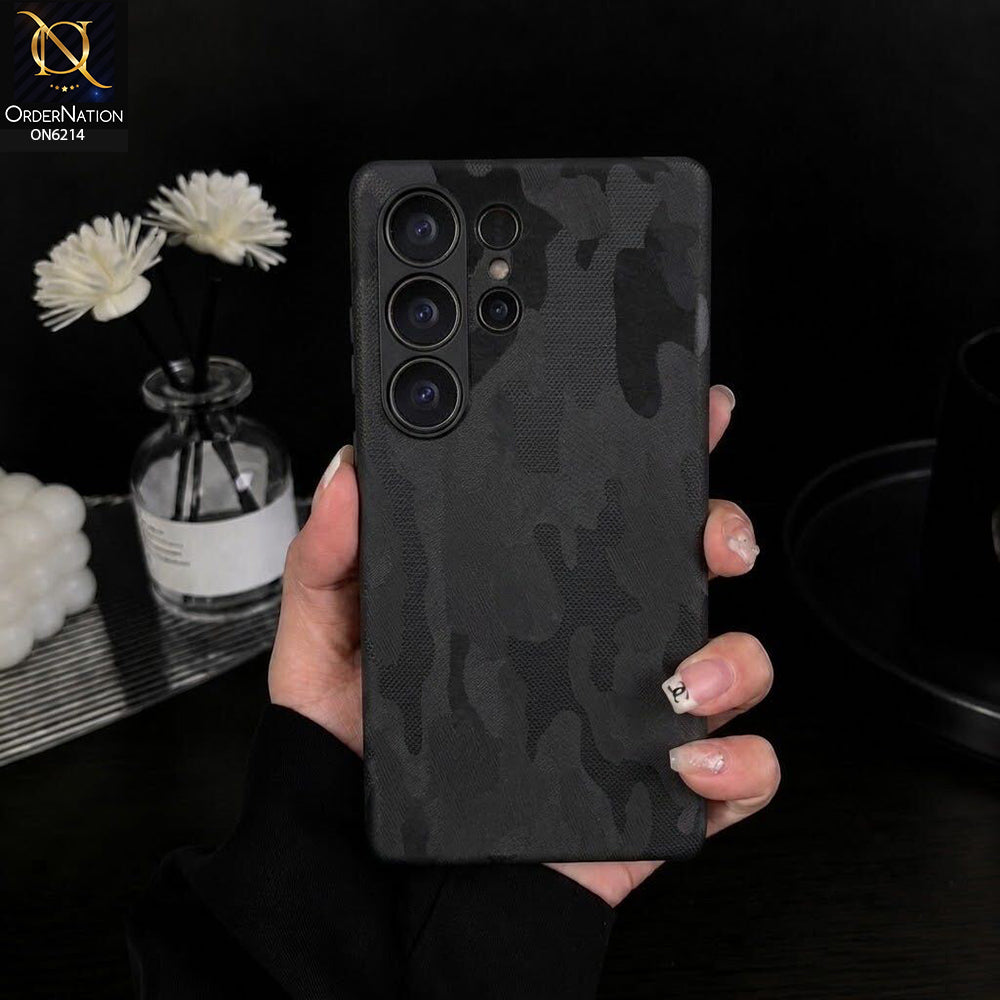 Samsung Galaxy S25 Ultra Cover - Black - Premium Textured Protective Phone Case | Shockproof Slim Cover with Raised Camera Protection & Secure Grip