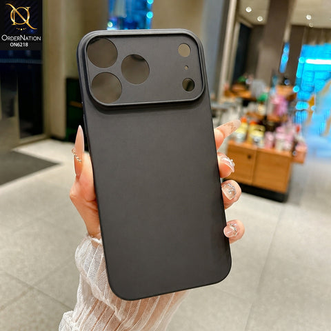 iPhone 17 Pro Max Cover - Black - Premium Protective Phone Case with Raised Camera Protection & Slim Shockproof Design