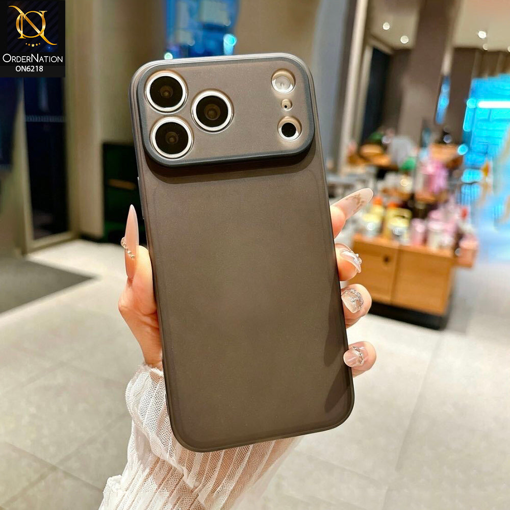 iPhone 17 Pro Max Cover - Gray - Premium Protective Phone Case with Raised Camera Protection & Slim Shockproof Design