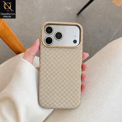 iPhone 17 Pro Max Cover - Golden - HENKS Premium Smooth Textured Protective Phone Case with Raised Camera Protection & Shockproof Bumper