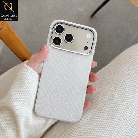 iPhone 17 Pro Max Cover - Silver - HENKS Premium Smooth Textured Protective Phone Case with Raised Camera Protection & Shockproof Bumper