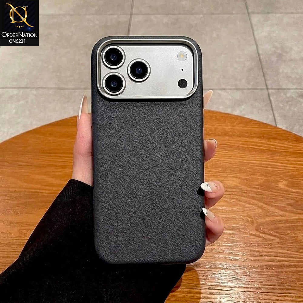iPhone 17 Pro Max Cover - Black - Premium Textured Protective Phone Case with Raised Camera Guard & Slim Shockproof Design | HENKS