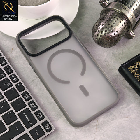 iPhone 17 Pro Max Cover - Gray - Premium Protective Phone Case with Shockproof Bumper, Raised Camera Protection & Ring Design