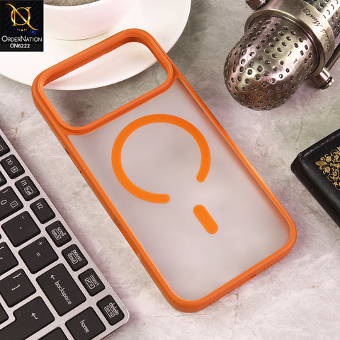iPhone 17 Pro Max Cover - Orange - Premium Protective Phone Case with Shockproof Bumper, Raised Camera Protection & Ring Design