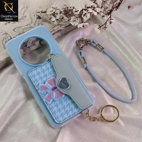 Xiaomi Poco C75 Cover - Blue - New & Luxury Elegant Phone Case with Wallet Pocket & Shoulder Strap