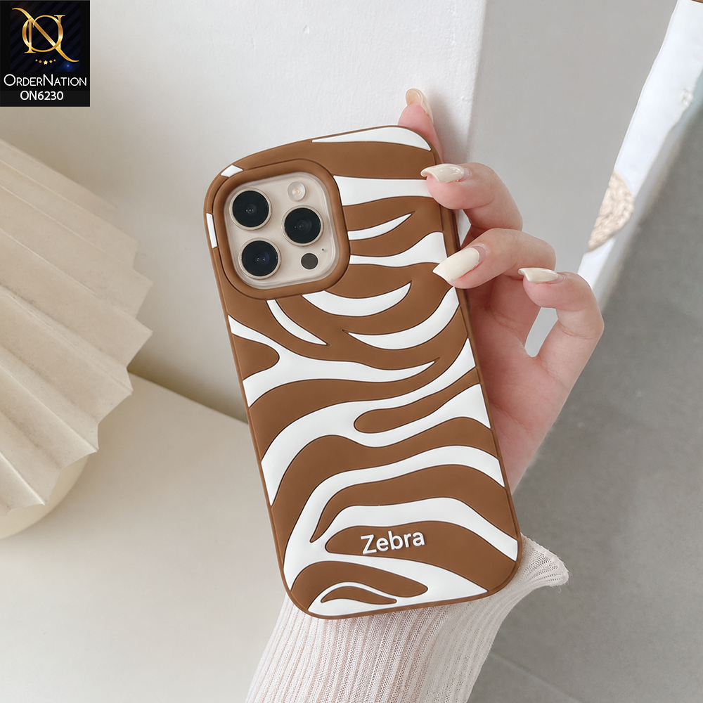 iPhone 14 Pro Max Cover - Brown - New Minimalist Wave Silicone Case