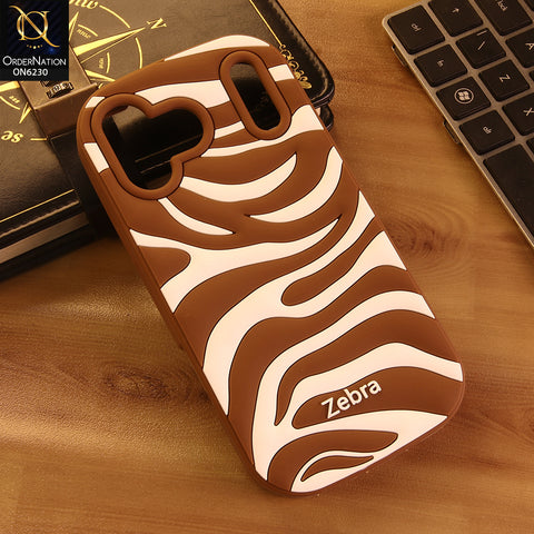 iPhone 17 Pro Max Cover -  Brown - New Minimalist Wave Silicone Case