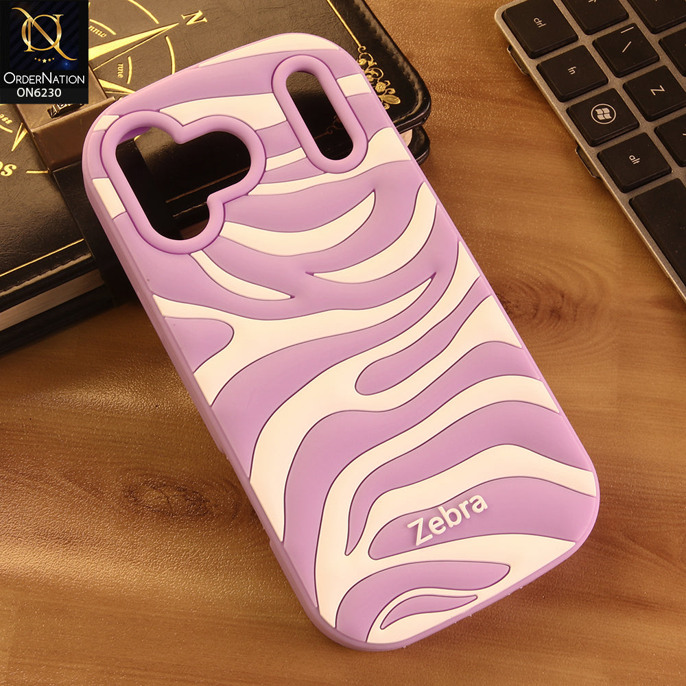 iPhone 17 Pro Max Cover -  Purple - New Minimalist Wave Silicone Case