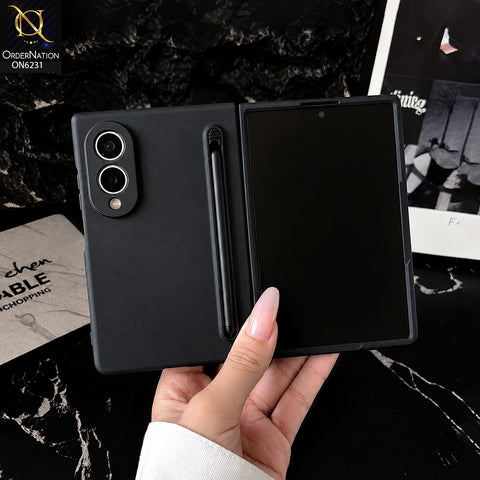 Samsung Galaxy Z Fold 8 Ultra Cover - Black - Premium Protective Case with Built-In Stylus Pen, Note-Taking Function, Camera Protection & Shockproof Design