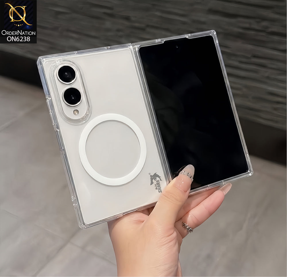 Samsung Galaxy Z Fold 8 Cover - Transparent - Ultra Slim Transparent Anti-Drop Protective Mobile Case