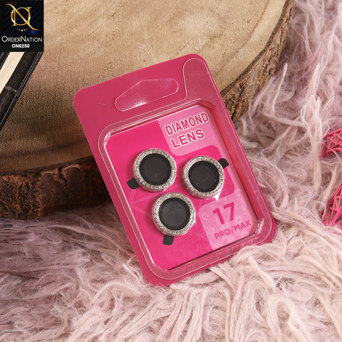iPhone 17 Pro Max Camera Lens - Orange - New Rhinestone Camera Lens Protector – Scratch Resistant Decorative Lens
