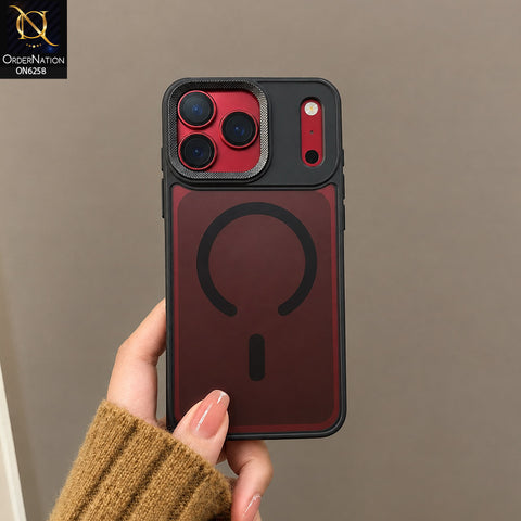 iPhone 17 Pro Max Cover - Black - Shockproof Protective Phone Case with Raised Camera Lens Guard and Stylish Ring Pattern Design