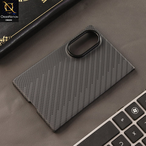 Samsung Galaxy Z Fold 8 Cover - Black - New Carbon Fiber Magnetic Protection Cover with 2x Tempered Glass Screen Protector Kit