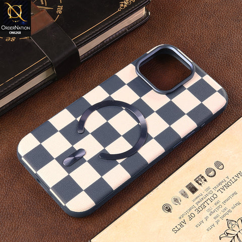 iPhone 14 Pro Max Cover - Blue - Luxury Magnetic Compatible Phone Case with Magnetic Ring Holder & Camera Protection