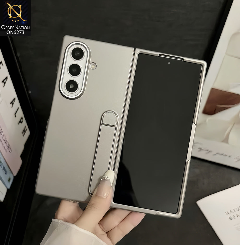 Samsung Galaxy Z Fold 7 Cover - Skin - Protective Phone Case with Built-In Kickstand, Dual Camera Lens Guard and Full Screen Protection