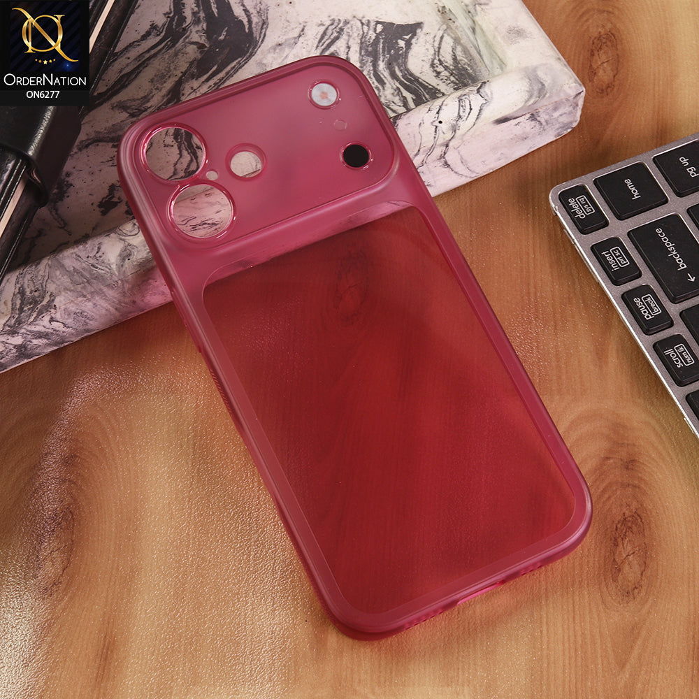 iPhone 16 Cover - Burgundy - New Classic Silicone Shockproof Case | Convert Your Phone into iPhone 18 Pro Max