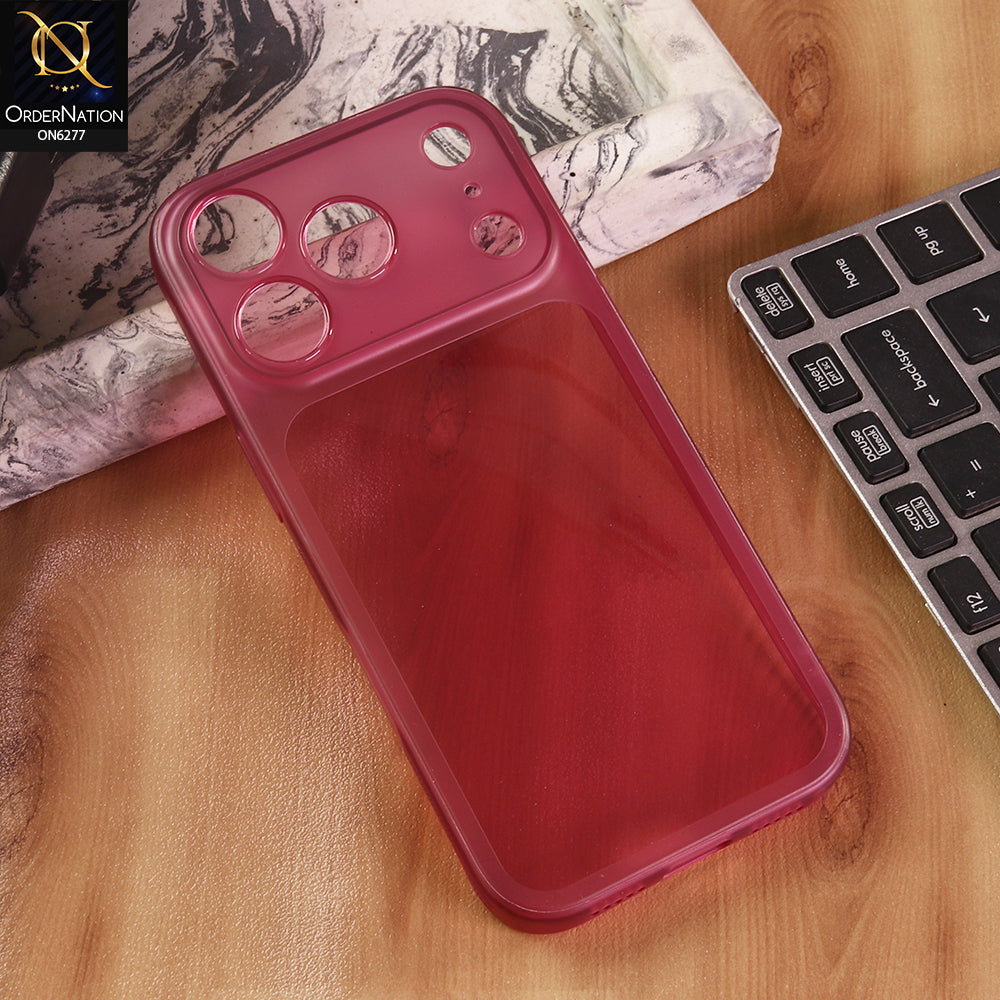 iPhone 17 Pro Cover - Burgundy - New Classic Silicone Shockproof Case | Convert Your Phone into iPhone 18 Pro Max