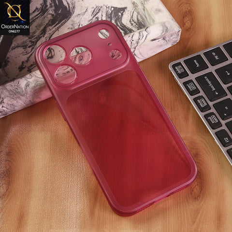 iPhone 17 Pro Cover - Burgundy - New Classic Silicone Shockproof Case | Convert Your Phone into iPhone 18 Pro Max