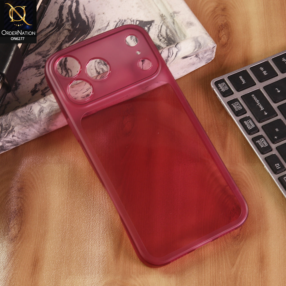 iPhone 17 Pro Max Cover - Burgundy - New Classic Silicone Shockproof Case