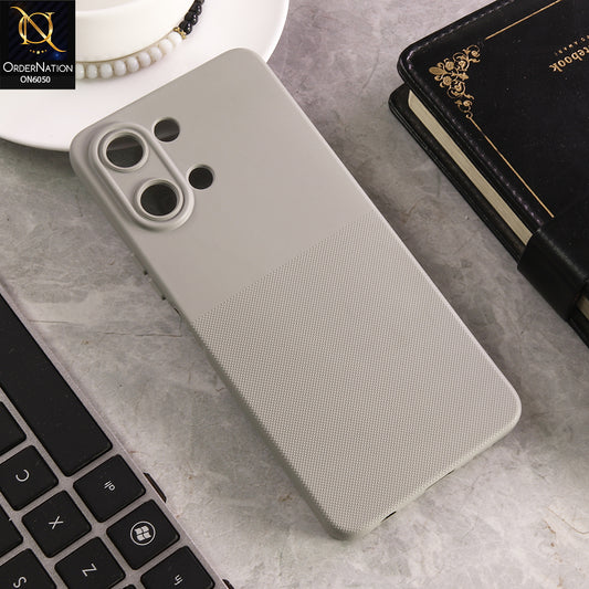 Vivo Y05 Cover - Gray - New Shockproof Textured Grip Silicone Cover With Premium Micro-Dot Textured Case