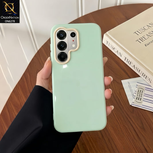 Tecno Camon 50 4G Cover - Light Green - Premium Protective Phone Case with Raised Camera Guard, Dual-Layer Lens Protection & Slim Shockproof Design