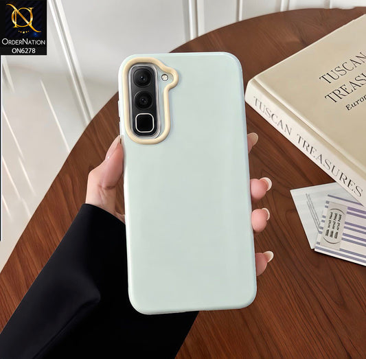 Infinix Hot 70 Cover - Light Green - Premium Protective Phone Case with Raised Camera Guard, Dual-Layer Lens Protection & Slim Shockproof Design