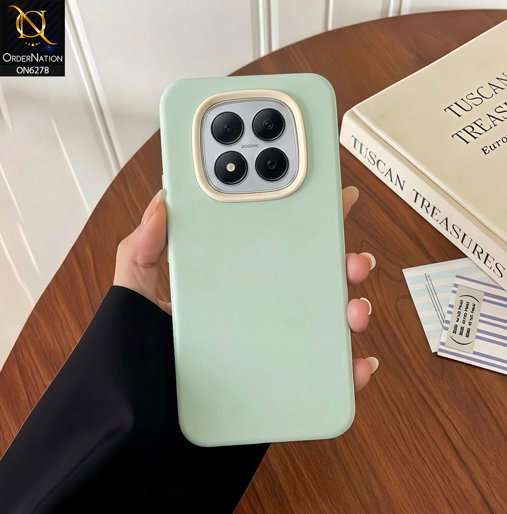Xiaomi Redmi Note 15 Pro Plus 5G Cover - Light Green - Premium Protective Phone Case with Raised Camera Guard, Dual-Layer Lens Protection & Slim Shockproof Design