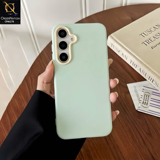 Samsung Galaxy A55 Cover - Light Green - Premium Protective Phone Case with Raised Camera Guard, Dual-Layer Lens Protection & Slim Shockproof Design