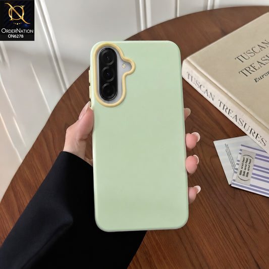 Samsung Galaxy A37 Cover - Light Green - Premium Protective Phone Case with Raised Camera Guard, Dual-Layer Lens Protection & Slim Shockproof Design