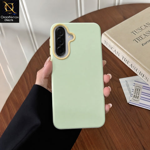 Samsung Galaxy A57 Cover - Light Green - Premium Protective Phone Case with Raised Camera Guard, Dual-Layer Lens Protection & Slim Shockproof Design