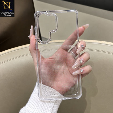 Samsung Galaxy S26 Ultra Cover - Transparent - Premium Clear Phone Case with Dotted Textured Back Panel, Raised Camera Protection and Shockproof Protective Edges
