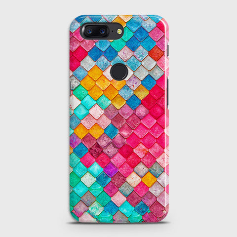 OnePlus 5T Cover - Chic Colorful Mermaid Printed Hard Case with Life Time Colors Guarantee (Fast Delivery)