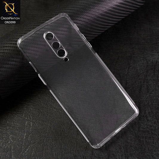 OnePlus 8 Cover - Soft 4D Design Shockproof Silicone Transparent Clear Camera Protection Case