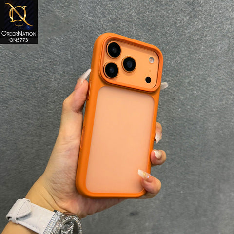 iPhone 17 Pro Max - Orange - X Level Active Touch Matte Armor Case