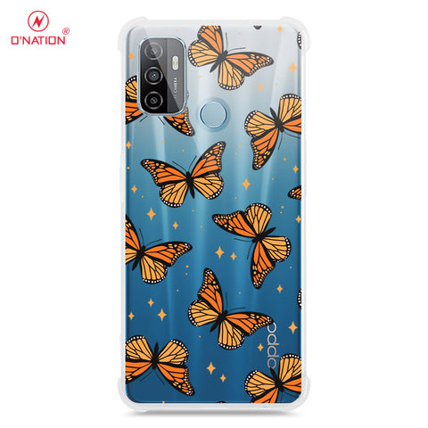 A53s Cover - O'Nation Butterfly Dreams Series - 9 Designs - Clear Phone Case - Soft Silicon Borders