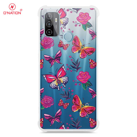 A53s Cover - O'Nation Butterfly Dreams Series - 9 Designs - Clear Phone Case - Soft Silicon Borders