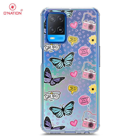 Oppo A54 4G Cover - O'Nation Butterfly Dreams Series - 9 Designs - Clear Phone Case - Soft Silicon Borders