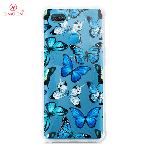 Oppo A8 Cover - O'Nation Butterfly Dreams Series - Clear Phone Case - Shockpoof Soft Tpu Clear Case