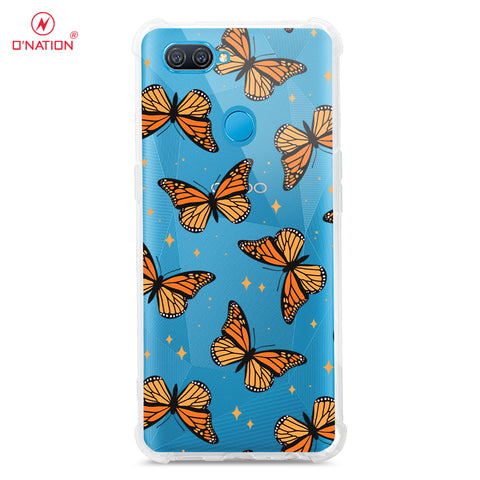 Oppo A8 Cover - O'Nation Butterfly Dreams Series - Clear Phone Case - Shockpoof Soft Tpu Clear Case