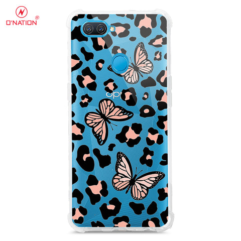 Oppo A7 Cover - O'Nation Butterfly Dreams Series - Clear Phone Case - Shockpoof Soft Tpu Clear Case