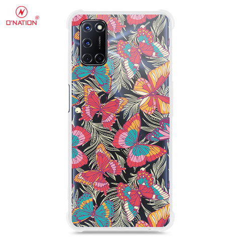 Oppo A72 Cover - O'Nation Butterfly Dreams Series - 9 Designs - Clear Phone Case - Soft Silicon Borders