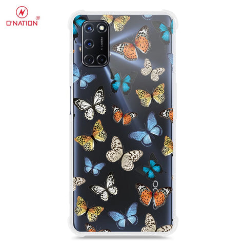 Oppo A92 Cover - O'Nation Butterfly Dreams Series - 9 Designs - Clear Phone Case - Soft Silicon Borders