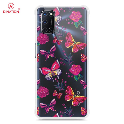 Oppo A92 Cover - O'Nation Butterfly Dreams Series - 9 Designs - Clear Phone Case - Soft Silicon Borders