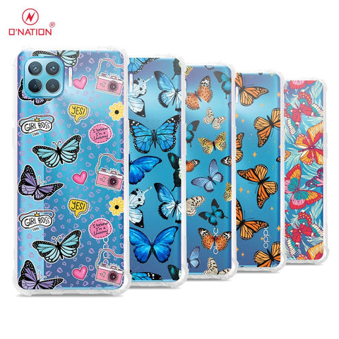 Oppo A93 Cover - O'Nation Butterfly Dreams Series - 9 Designs - Clear Phone Case - Soft Silicon Borders